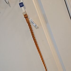 GAP Tan Braided Leather Belt